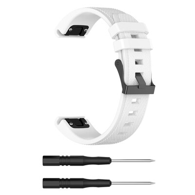 

〖Follure〗for Garmin Fenix 5 Plus Band Easy Fit 22mm Width Soft Silicone Watch Strap AG