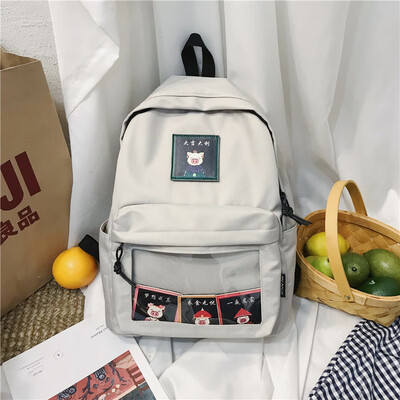 

Ins bag female Korean high school students Mori campus simple ancient feeling backpack backpack backpack