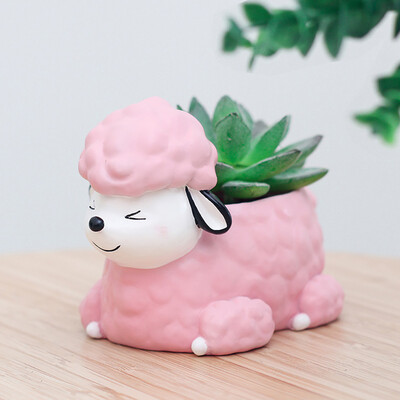 

Gobestart Cute Cartoon Animal Container for Home Garden Office Desktop Decoration