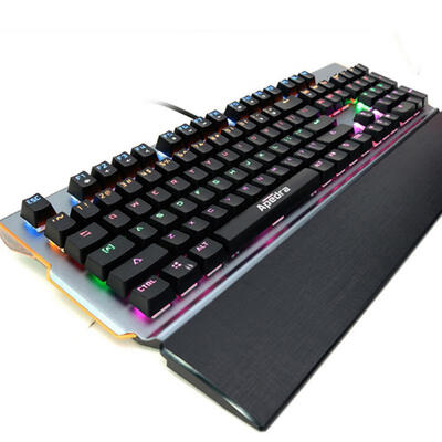 

MK-X90 Mechanical Gaming Keyboard Wired USB Metal Panel Backlight Keyboards With Removable Palm Rest