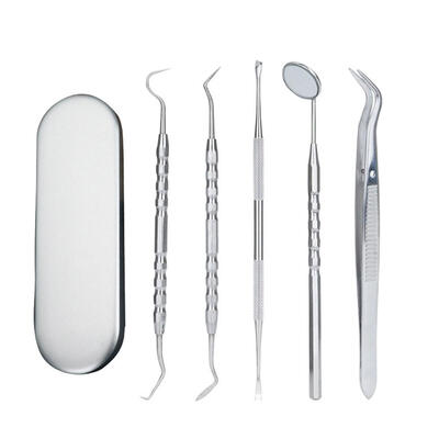 

5pcs Stainless Steel Surgical Wax Carving Tool Set Dentist Teeth Clean Tool