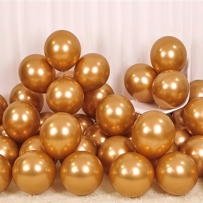 

50pcspack Colourful Latex Helium Balloons Pearl Crystal Metallic Balloon Party Decoration Balloons 12 Inch