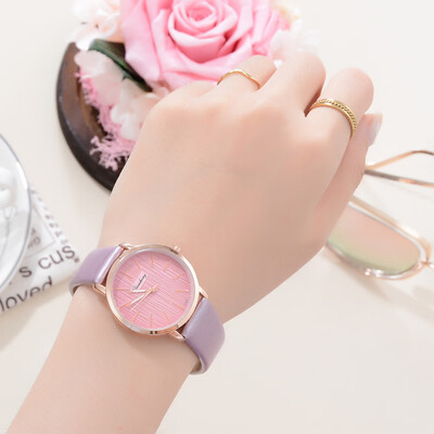 

Minimalist style women Watches Platimum ladies dress Wristwatch genuine Leather Casual watch students Quartz Clock Hours 233