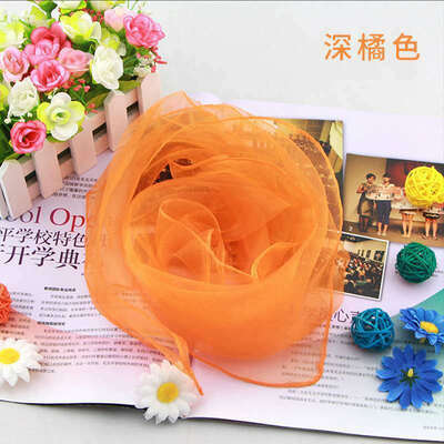 

Vintage Fancy Wrap Hair Head Neck Tie Super Light Chiffon Neck Scarf