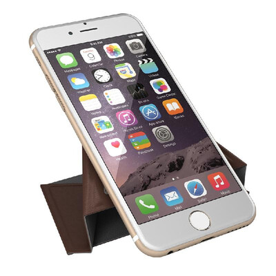 

Universal Portable Folding Non-slip Phone Tablet E-reader Holder Stand for iPhone SE 6s 6 Plus Samsung S7 S6 edge iPad mini Brown