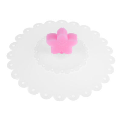 

Silicone Cup Lids Flower Anti-Dust Leakproof Sealed Tea Coffee Cup Cover