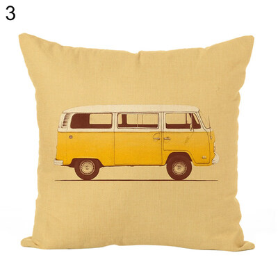 

Fruit BikeBus Printed Cushion Cover Pillow Case Home Cafe Sofa Bed Car Decor
