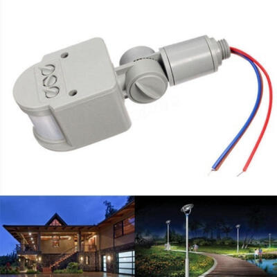 

Outside Automatic PIR Motion Sensor Switch For Outdoor Security Wall Light Black