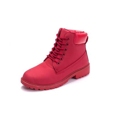 

2019 Hot New Autumn Early Winter Shoes Women Flat Heel Boots Fashion Keep warm Womens Boots Brand Woman Ankle Botas Camouflage
