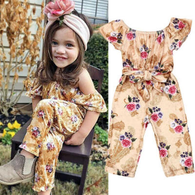 

US Infant Toddler Kid Baby Girls Romper Jumpsuit Bodysuit Sunsuit Outfit Clothes