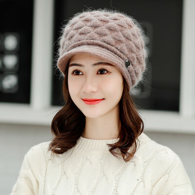 

Tailored Women Winter Warm Cap Scarf Beret Baggy Knit Crochet Beanie Hat Ski Cap