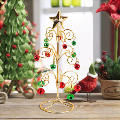 

〖Follure〗Mini Desktop Iron Christmas Tree Home Office Decoration Gift Ornaments Creative