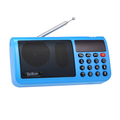 

Rolton T50 FMMWSW 3-Band Digital Radio Portable USB Wired Computer Speaker HiFi Stereo Receiver w Flashlight LED Display Suppor