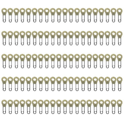 

100PCS Small Multi Clips Fishing Carp Fishing Connectors Quick Change Steel Rigs Links Strong Powerful Tackle
