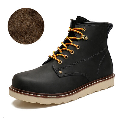 

Martin boots mens tide snow boots winter mens boots mens British wind tooling short boots high-top leather boots mens shoes