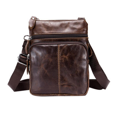 

BULLCAPTAIN Business Men Leather Shoulder Bag Crossbody Messenger Bags