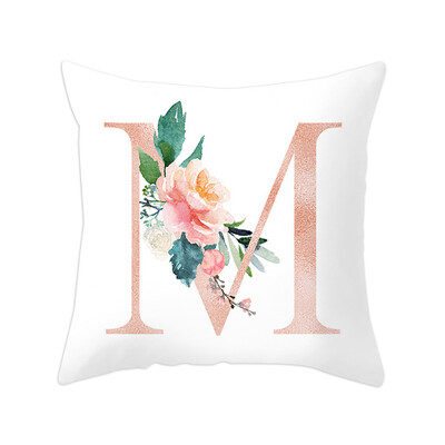 

Pillowcase English Alphabet Pillowcases Pillow Covers Pillowcase Soft Sofa Pillow Cushion Cover