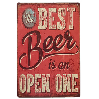 

Gobestart Vintage Metal Tin Sign Poster Plaque Bar Pub Club Cafe Home Plate Wall Decor A