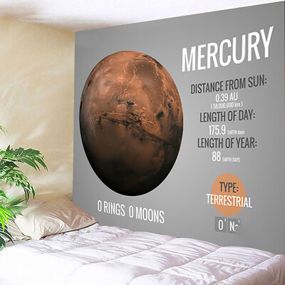 

Toponeto Solar System Tapestry Planets Arround Sun in Universe Wall Hanging Space Tapestries Party Wall Decor