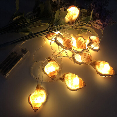 

Gobestart LED Decorative Lights Ocean Conch Light String Photo Props Party Decoration