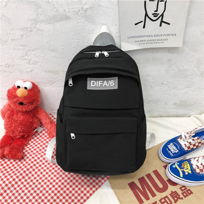 

Insfeng schoolbag female Korean version of junior&senior high school students campus simple Baitamori ancient sense backpack s