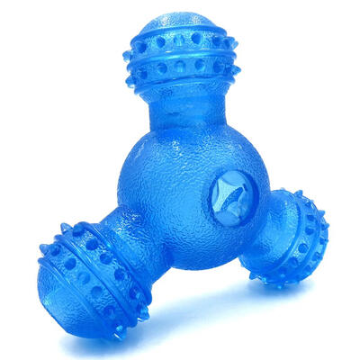 

Dog Rubber Leakage Food Ball Chew Bite Cleaning Teeth Toys Pets Play Toy