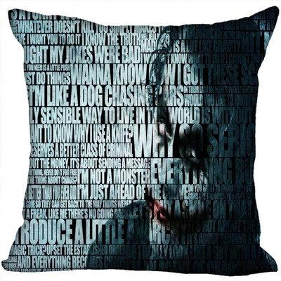 

Joker Pillow Case High Quality New Years Pillowcase Wedding Decorative Pillow Cover Gift For Children 35x35CM