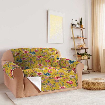 

Toponeto Anti-Slip Quilted Sofa Couch Cover Chair Pet Dog Kids Mat Furniture Protector