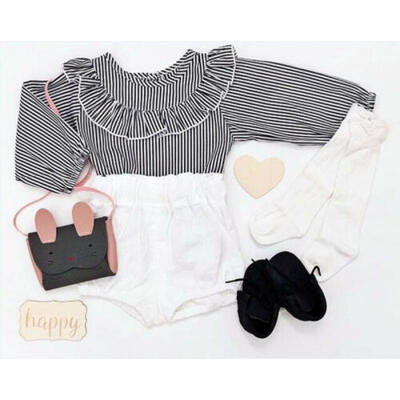 

US 2pcs Newborn Toddler Infant Baby Girl Clothes T-shirt TopShorts Pants Outfit