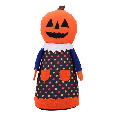 

Toponeto Halloween Witch Pumpkin Cat Decoration Home Ornament Plush Stuffed Doll Toys