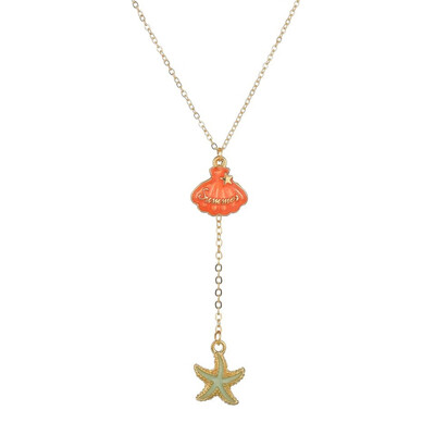 

New Multicolor Shell Pearl Pendant Simple Exquisite Sweet Girl Fashion Jewelry Summer Gift Clothing Accessories Gold Necklace