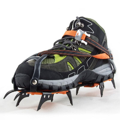 

10-Teeth IceSnow Boot Shoe Covers Spike Cleats Crampons Gripper Climbing Walking Outdoor