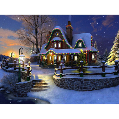 

〖Follure〗5D Embroidery Paintings Rhinestone Pasted DIY Diamond Painting Cross Stitch