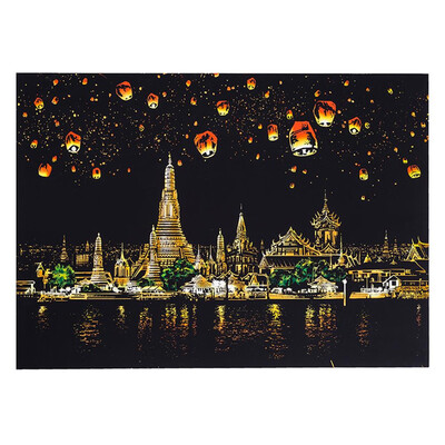 

〖Follure〗Magic Scratch Art Painting Paper With Drawing Stick Kids Toy 8K