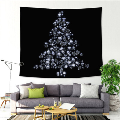 

Toponeto Xmas Art Home Wall Hanging Tapestry Wall Ornamentation Christmas Wall Decor