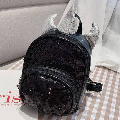 

Cute Unicorn Backpack Teen-girls School Bag Glitter Bling Sequins Shoulder Bag