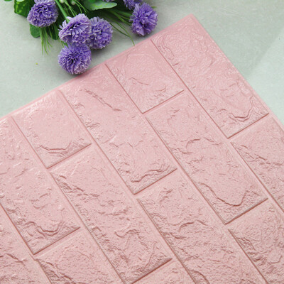 

Gobestart DIY 3D Brick PE Foam Wallpaper Panels Room Decal Stone Decoration Embossed