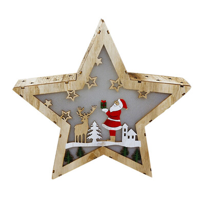 

〖Follure〗Christmas Ornaments LED Light Chalet Hotel Bar Christmas Tree Decoration