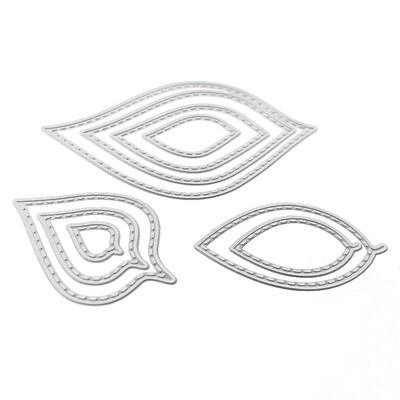 

9pcs Leaves Scarpbook Accessory Metal Cutting Die Stencils Craft DIY Tool