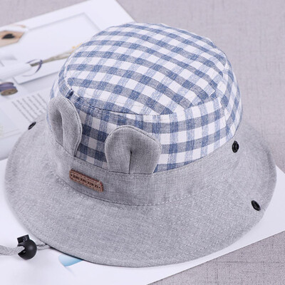

Baby Sun Hat Infant Boys Girls Bucket Hat Denim Cotton Toddler Kids Tractor Cap