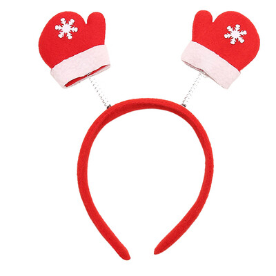 

〖Follure〗Christmas Bow Headband Tiara Party Decorations Snow Head Hoop Hair bands