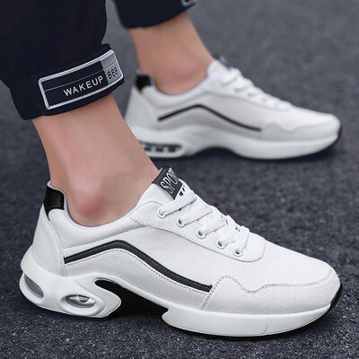 

2019 new summer sports&leisure running white shoes mens tide shoes wild deodorant breathable mesh shoes small white mens shoes