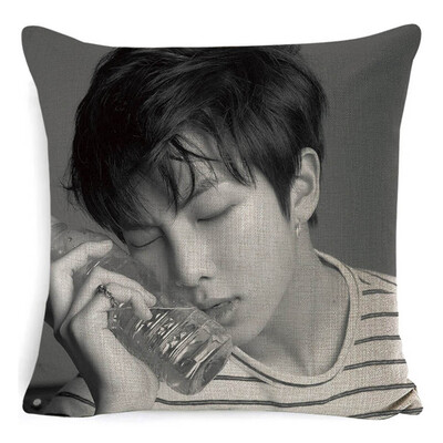 

CAR-TOBBY Kpop BTS MAP of The Soul Personal Home Decoration Sofa Throw Pillow Case Cushion Covers Zippered Pillowcase
