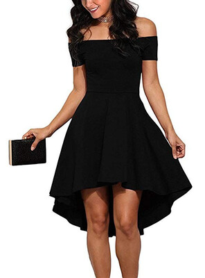

New Womens Summer Casual Off-Shoulder Party Evening Cocktail Swing Short Dress
