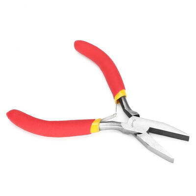 

Greensen 5in TU-505 Mini Chrome Vanadium Steel Toothless Needle Nose Pliers with Plastic Handle