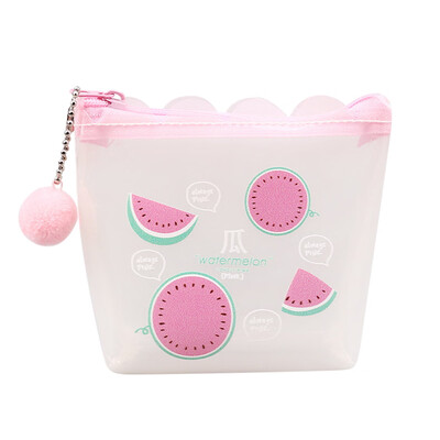 

Gobestart Cartoon Transparent Cute Coin Purse Student Change Small Object Storage Bag