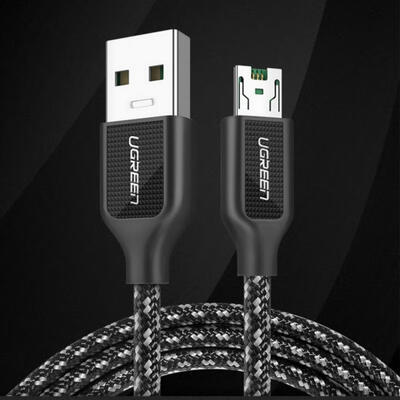 

Ugreen Micro USB Cable 4A Fast Charging USB Data Cable For OPPO R9R9SR11R15 USB Mobile Phone Charging Cord-05m