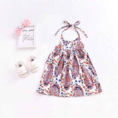 

Newborn Kids Baby Girls Princess Floral Boho Dress Sundress Beach Dress Summer