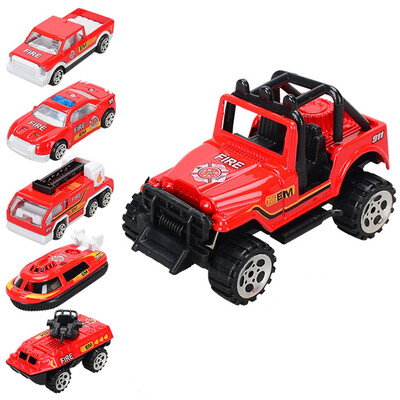 

Siaonvr 164 Mini Inertia Alloy Car Model Toy Fire Truck Boy Model Children Car Toy