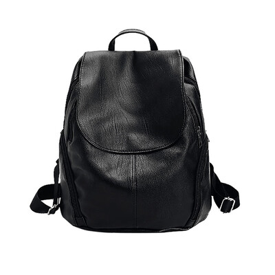 

Tailored Unisex Solid Travel Backpack School Bag Double Shoulder Bag Handbag